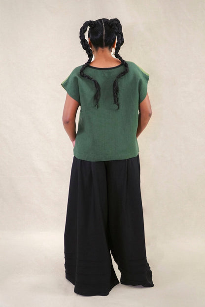 Blouse 002 Green Chrysalis